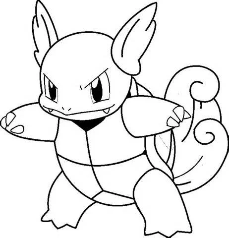 Desenhos de Squirtle Para Colorir 40