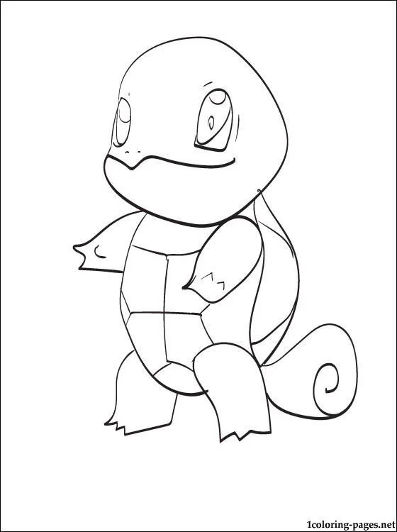 Desenhos de Squirtle Para Colorir 41