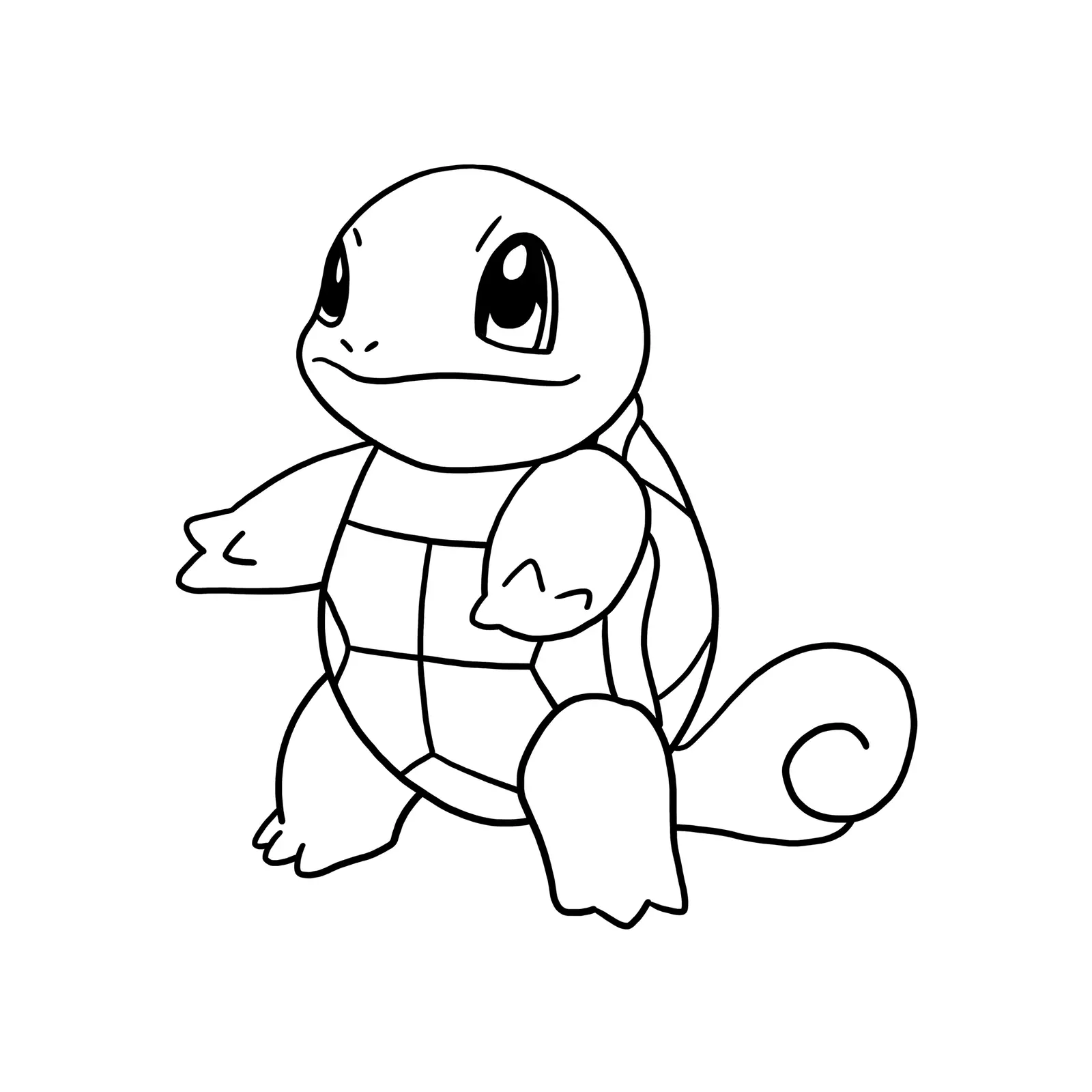 Desenhos de Squirtle Para Colorir 9