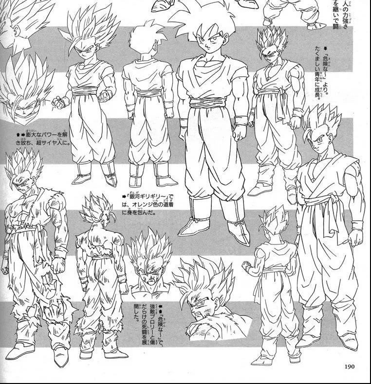 Desenhos de SSJ2 Gohan Para Colorir 25