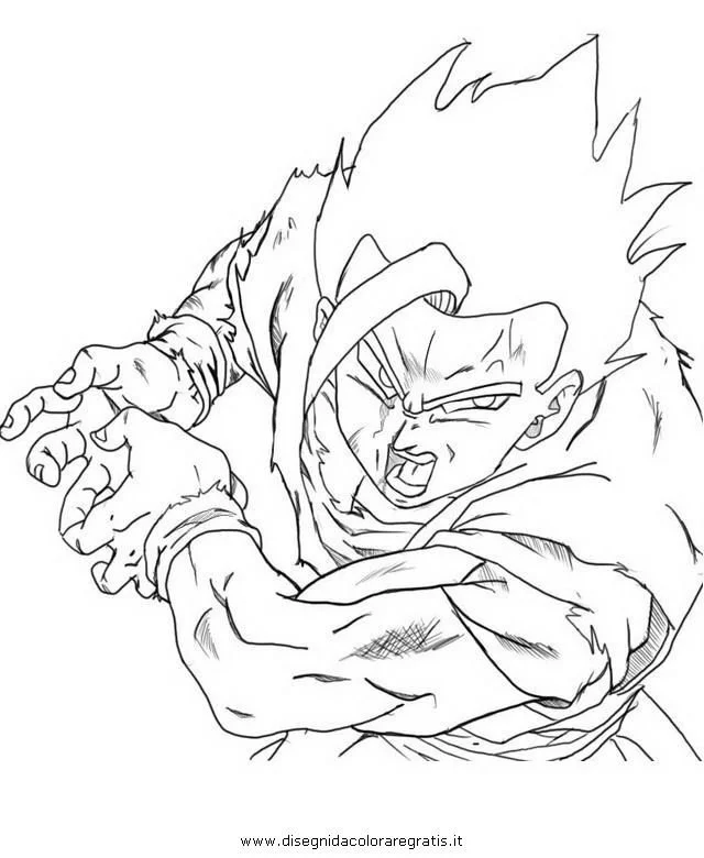 Desenhos de SSJ2 Gohan Para Colorir 5