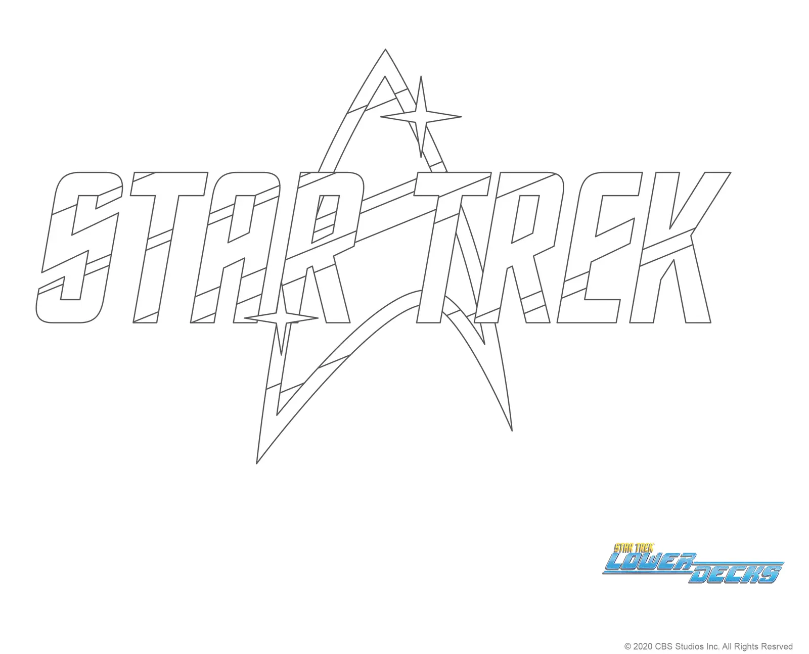 Desenhos de Star Trek Lower Decks Para Colorir 1