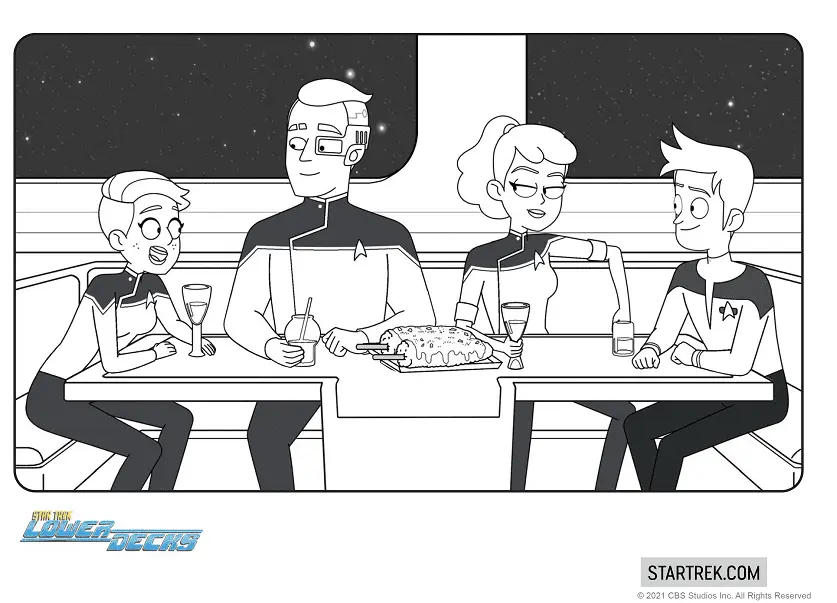 Desenhos de Star Trek Lower Decks Para Colorir 13