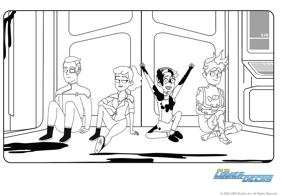 Desenhos de Star Trek Lower Decks Para Colorir 15