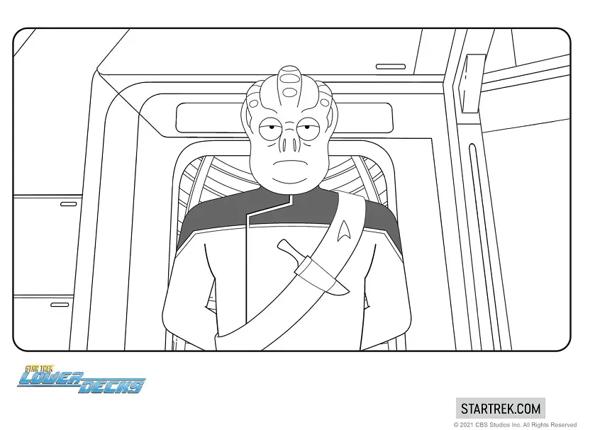 Desenhos de Star Trek Lower Decks Para Colorir 22