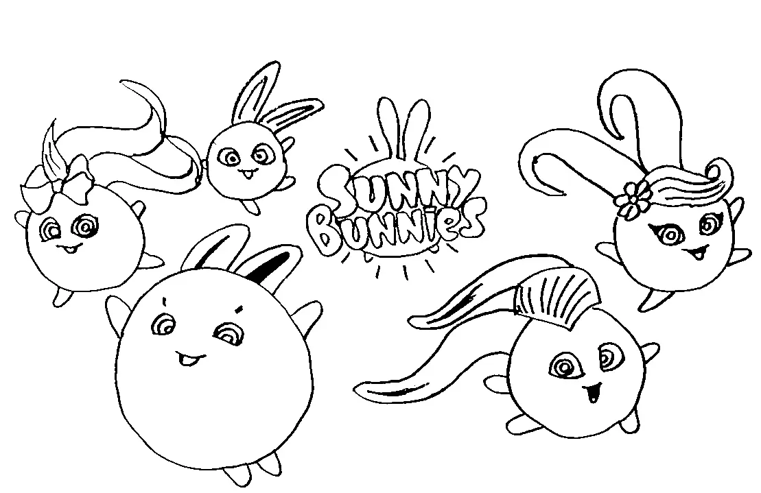 Desenhos de Sunny Bunnies Para Colorir 3