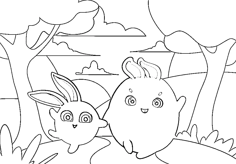 Desenhos de Sunny Bunnies Para Colorir 34