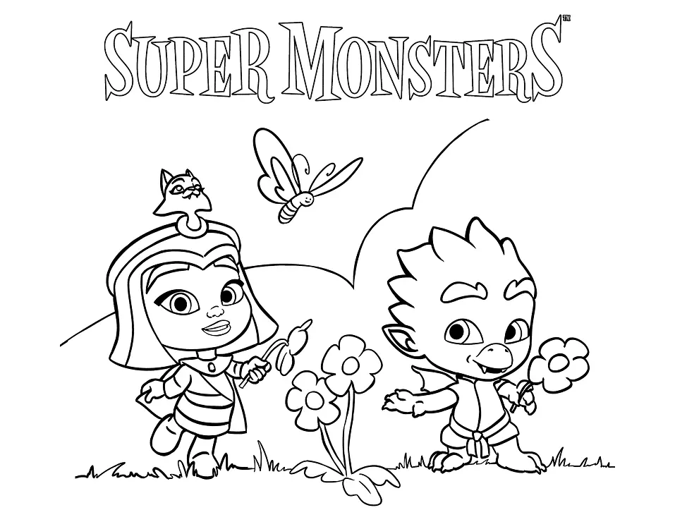 Desenhos de Super Monstros Para Colorir 29