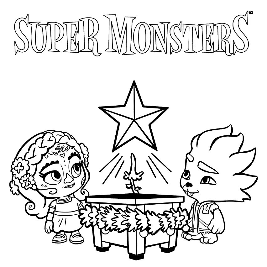 Desenhos de Super Monstros Para Colorir 40