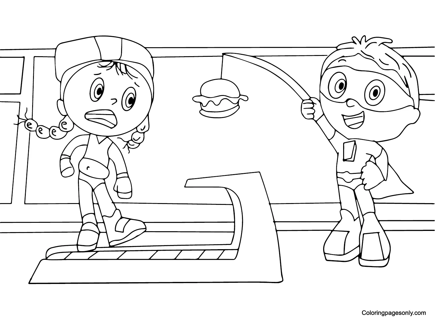 Desenhos de Super Why Para Colorir