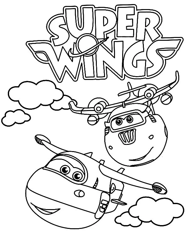 Desenhos de Super Wings Para Colorir 10