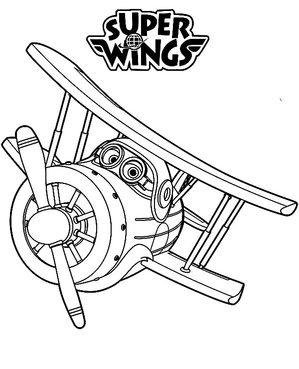 Desenhos de Super Wings Para Colorir 14