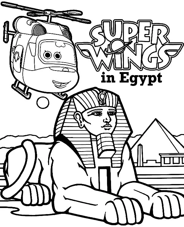 Desenhos de Super Wings Para Colorir 19