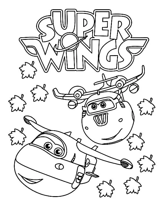 Desenhos de Super Wings Para Colorir 20