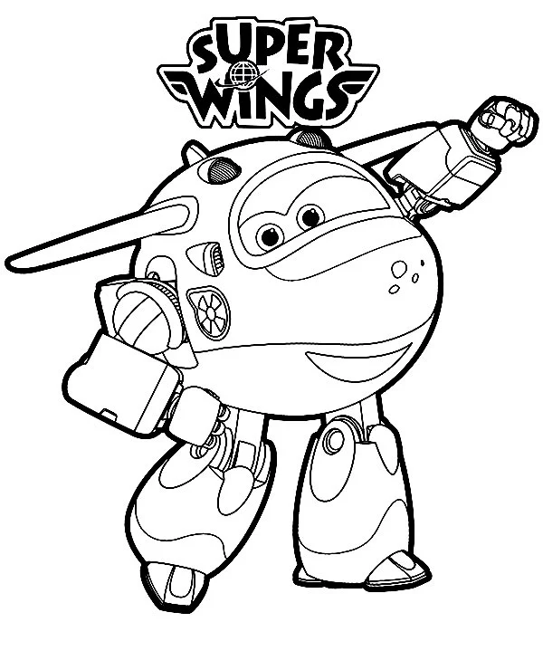 Desenhos de Super Wings Para Colorir 22