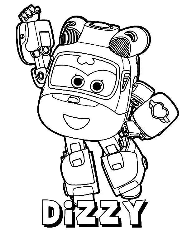 Desenhos de Super Wings Para Colorir 23