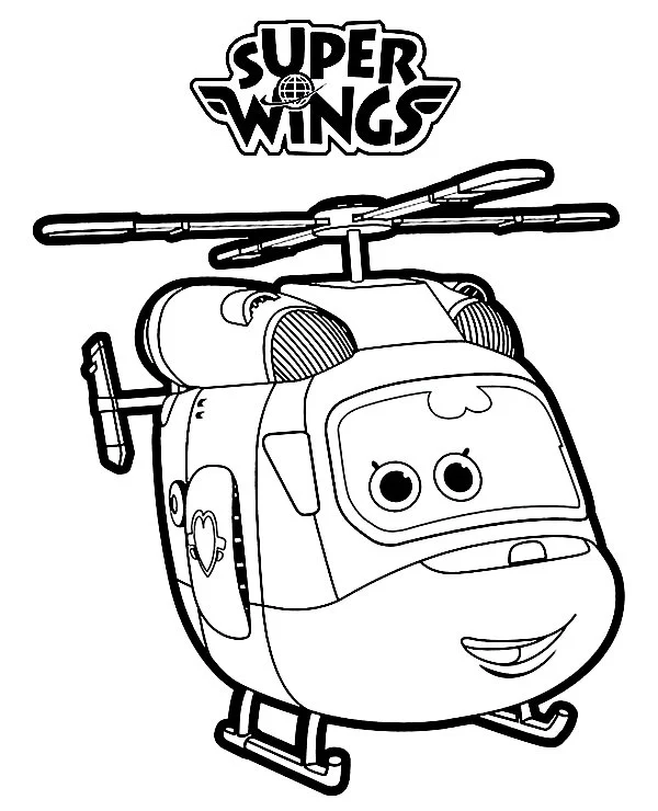 Desenhos de Super Wings Para Colorir 24