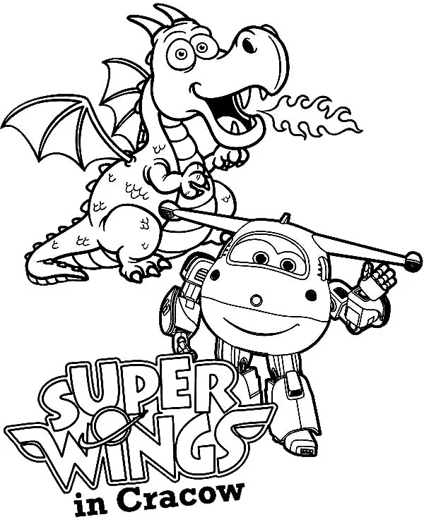 Desenhos de Super Wings Para Colorir 27