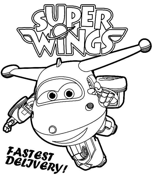 Desenhos de Super Wings Para Colorir 28