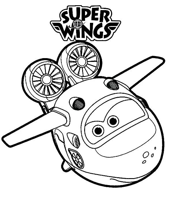 Desenhos de Super Wings Para Colorir 29