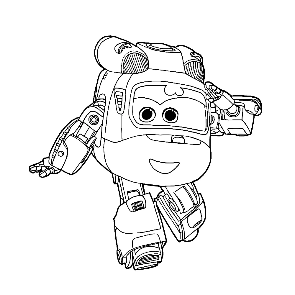 Desenhos de Super Wings Para Colorir 3