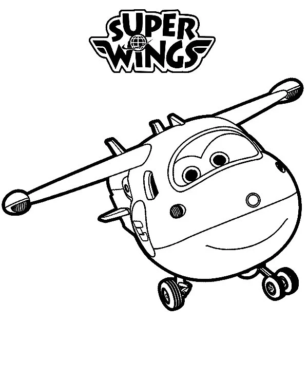 Desenhos de Super Wings Para Colorir 32