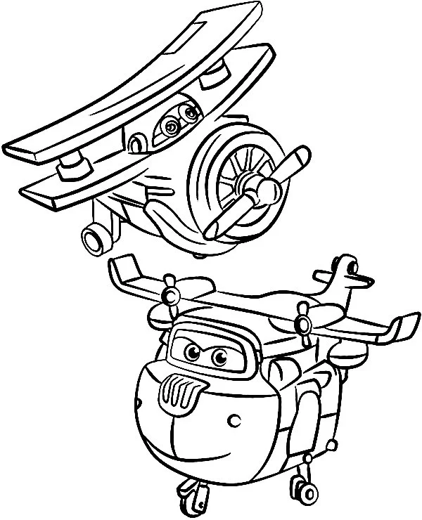 Desenhos de Super Wings Para Colorir 35