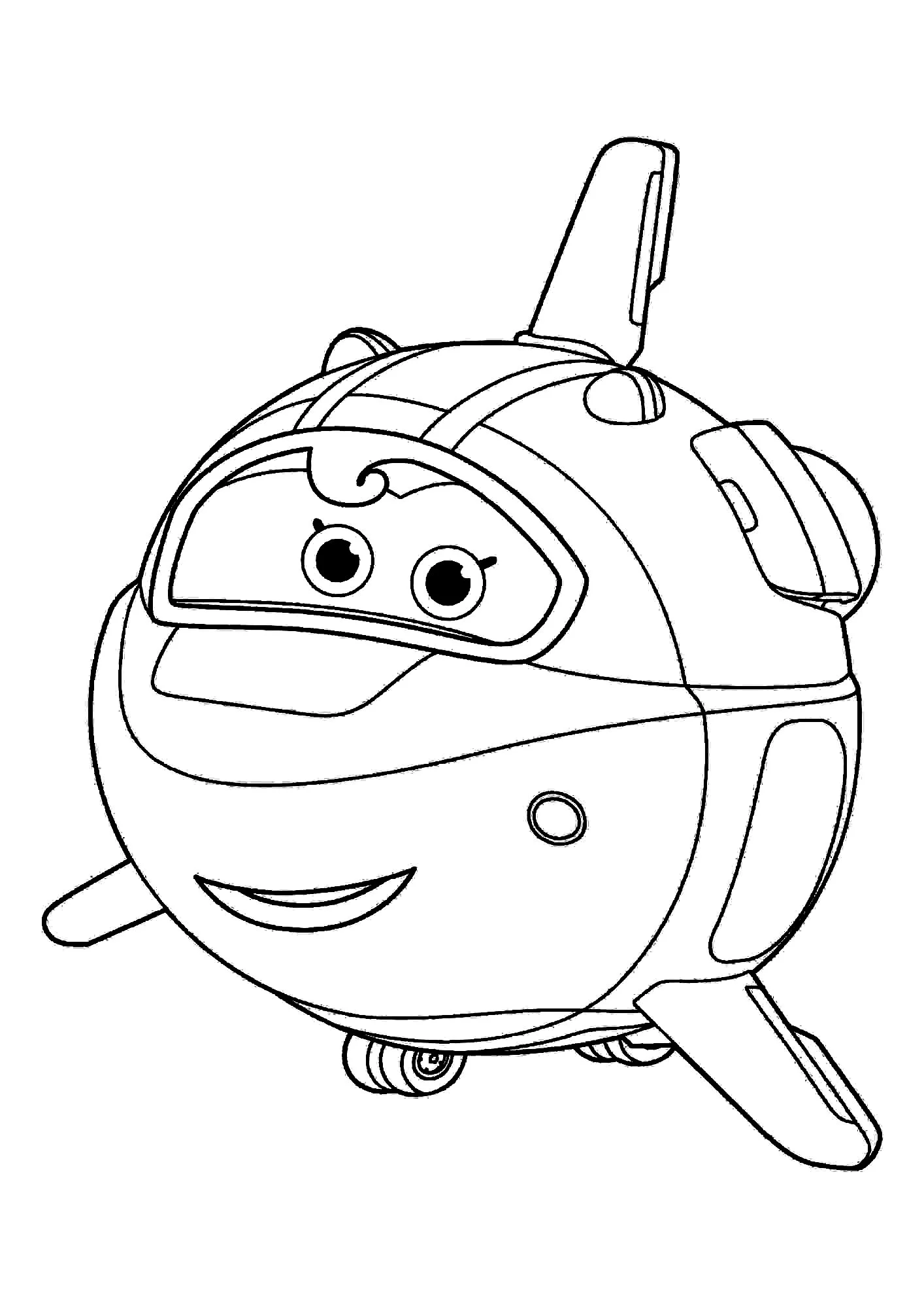 Desenhos de Super Wings Para Colorir 36