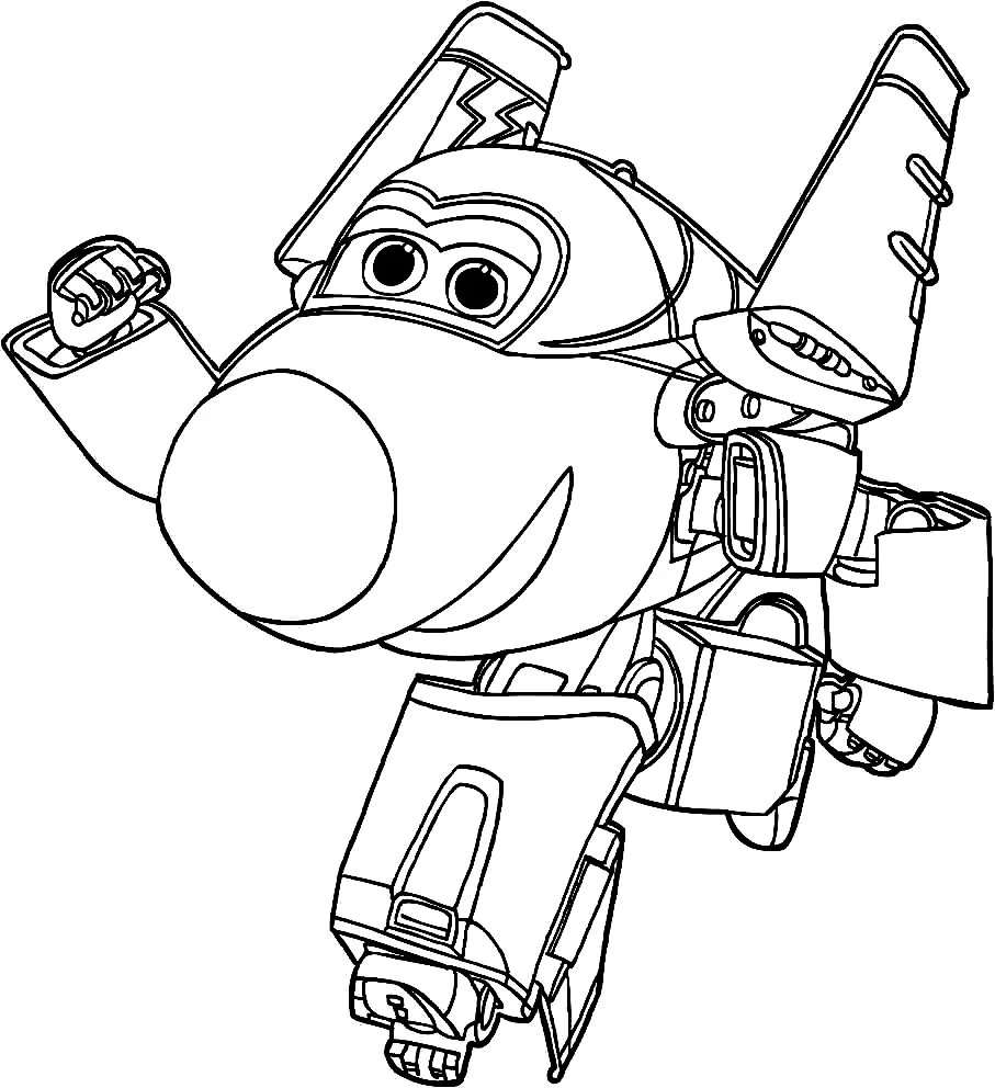 Desenhos de Super Wings Para Colorir 37