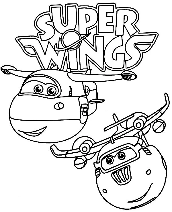 Desenhos de Super Wings Para Colorir 39