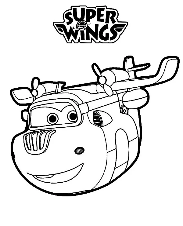 Desenhos de Super Wings Para Colorir 41