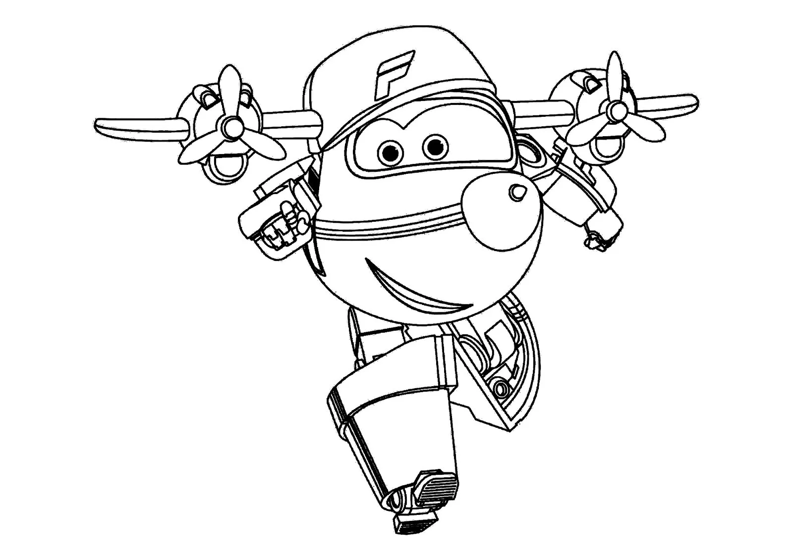 Desenhos de Super Wings Para Colorir 44