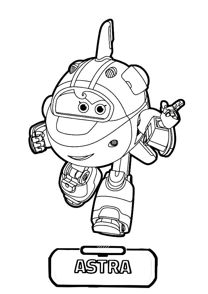 Desenhos de Super Wings Para Colorir 5