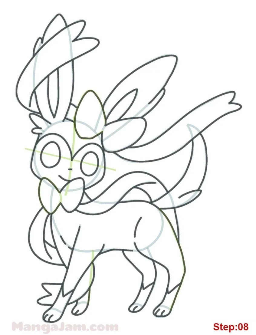 Desenhos de Sylveon Para Colorir 11