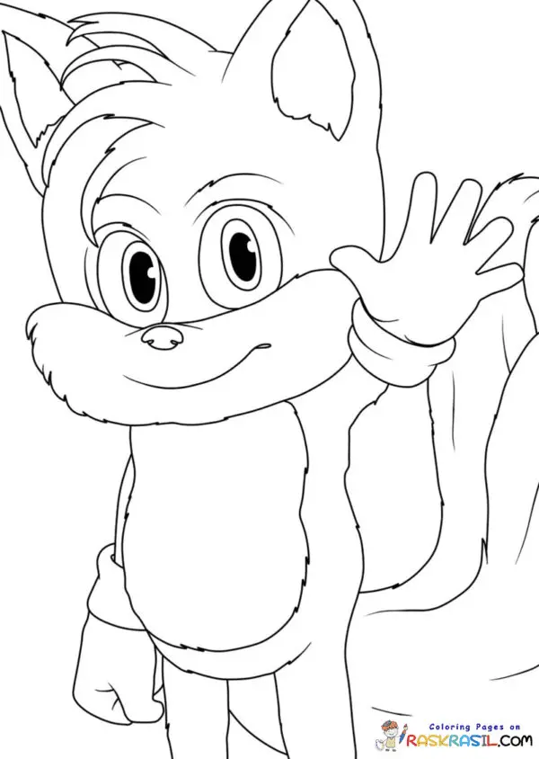 Desenhos de Tails Para Colorir 19