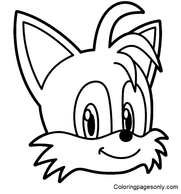 Desenhos de Tails Para Colorir 24