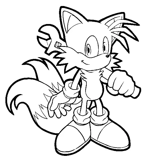 Desenhos de Tails Para Colorir 29