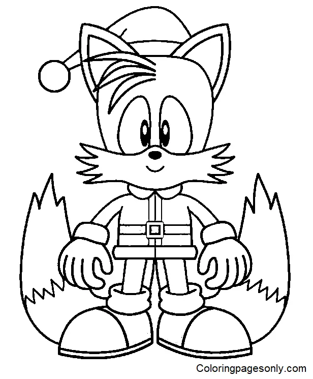 Desenhos de Tails Para Colorir 30