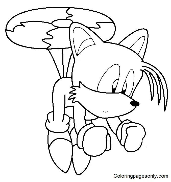 Desenhos de Tails Para Colorir 35