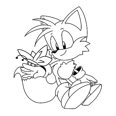 Desenhos de Tails Para Colorir 36