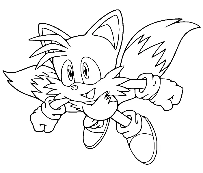 Desenhos de Tails Para Colorir 37