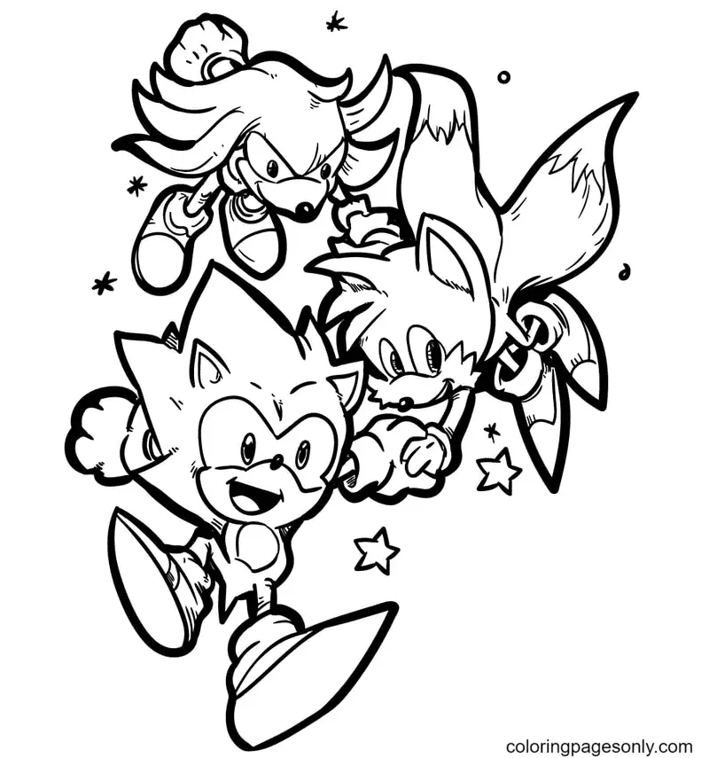 Desenhos de Tails Para Colorir 4