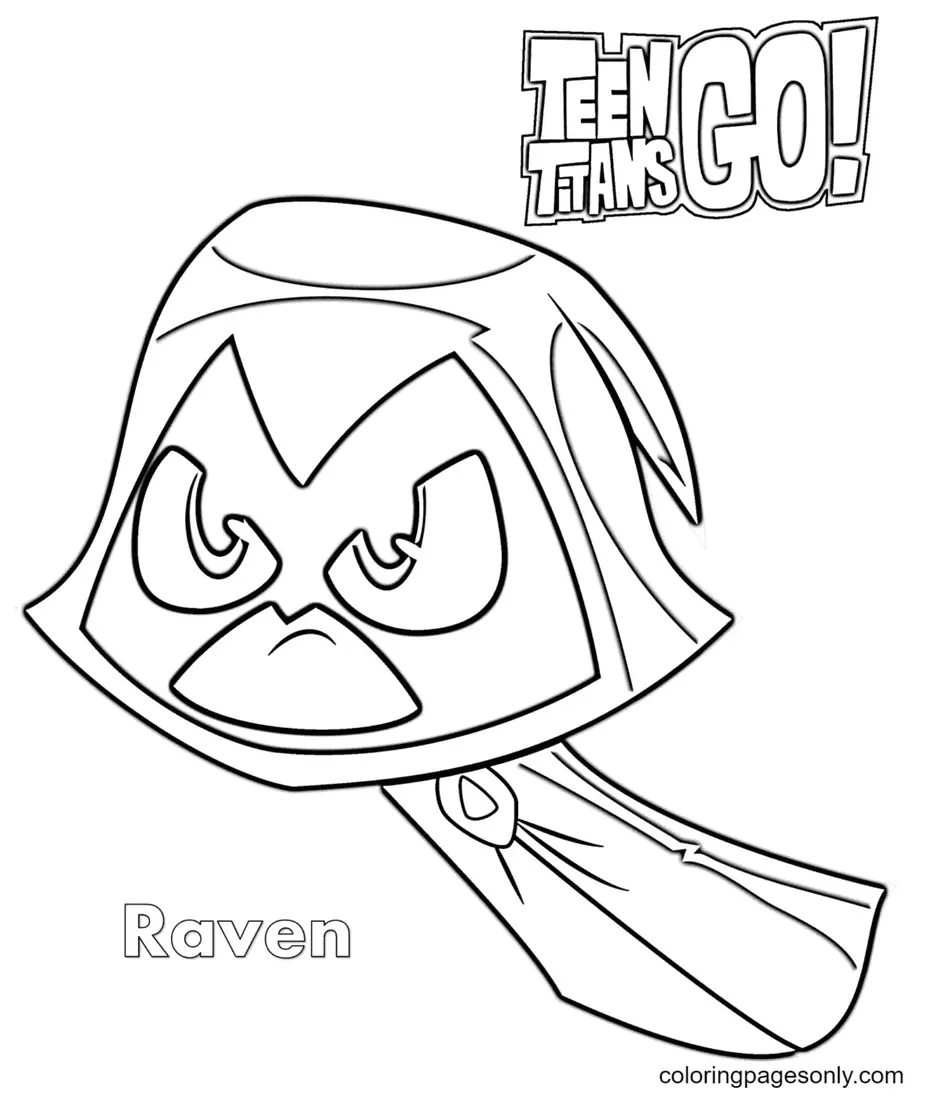 Desenhos de Teen Titans Go Para Colorir 20