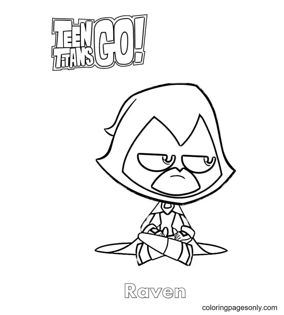 Desenhos de Teen Titans Go Para Colorir 26