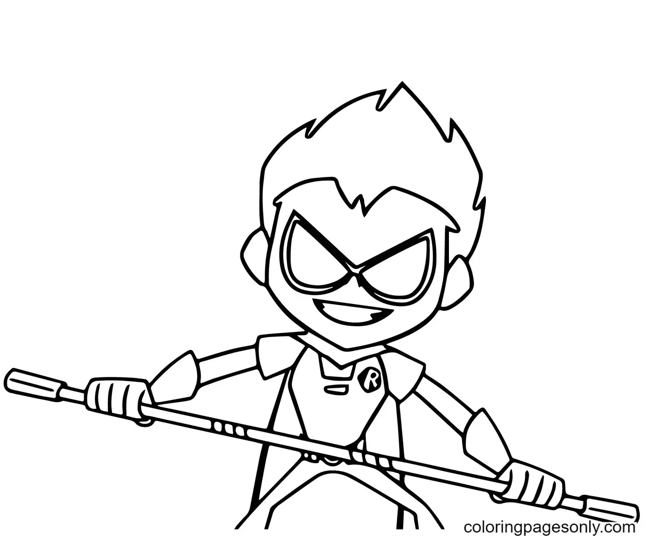 Desenhos de Teen Titans Go Para Colorir 33