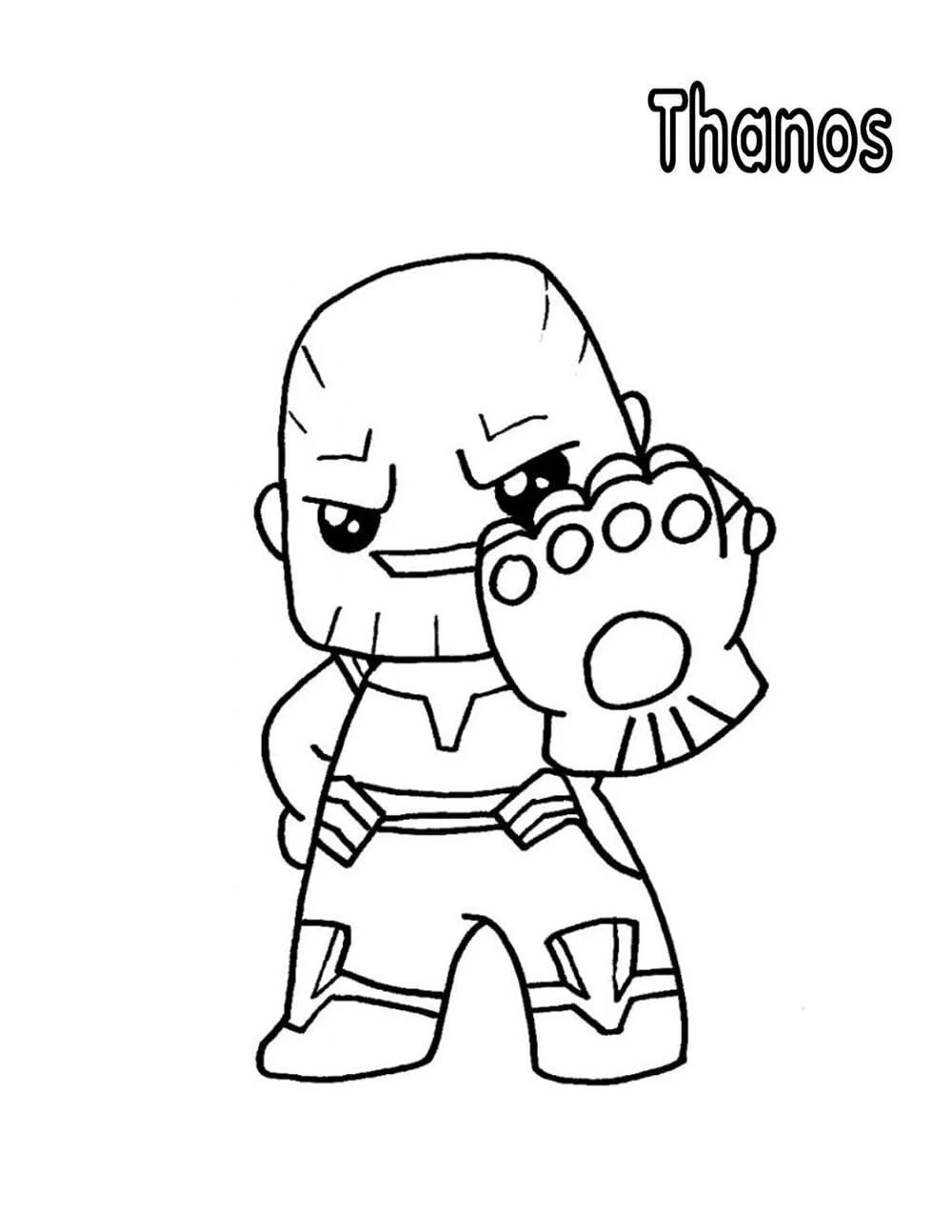 Desenhos de Thanos Para Colorir 13