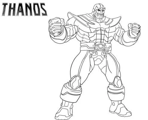 Desenhos de Thanos Para Colorir 23