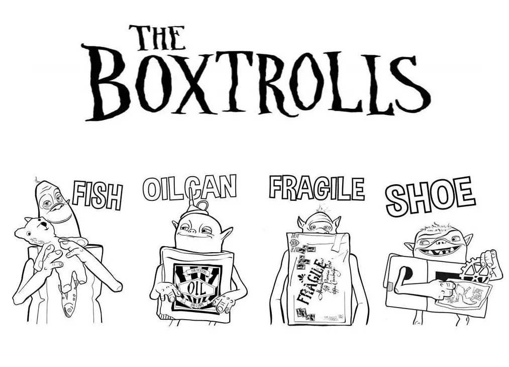 Desenhos de The Boxtrolls Para Colorir 3