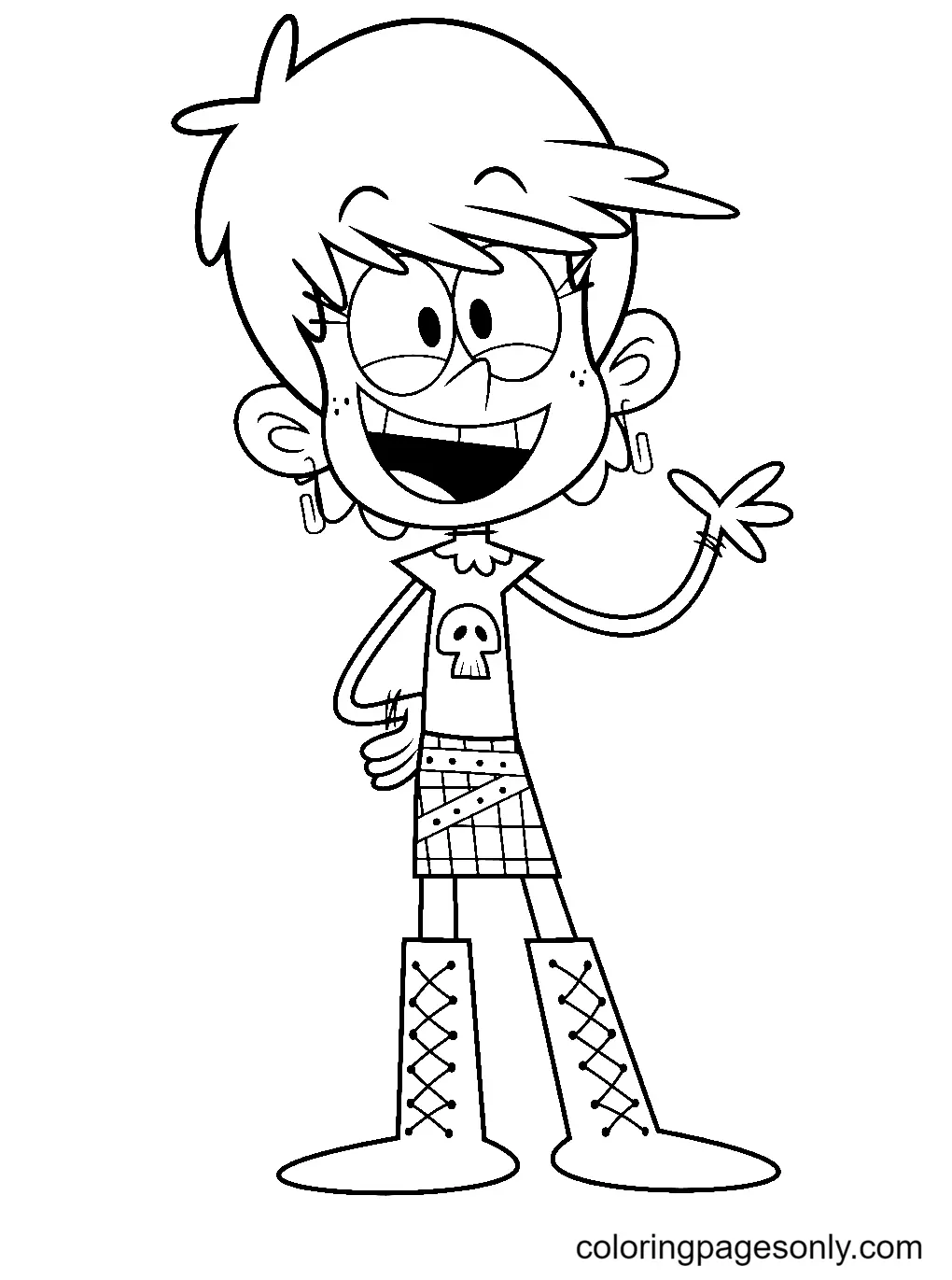 Desenhos de The Loud House Para Colorir 1