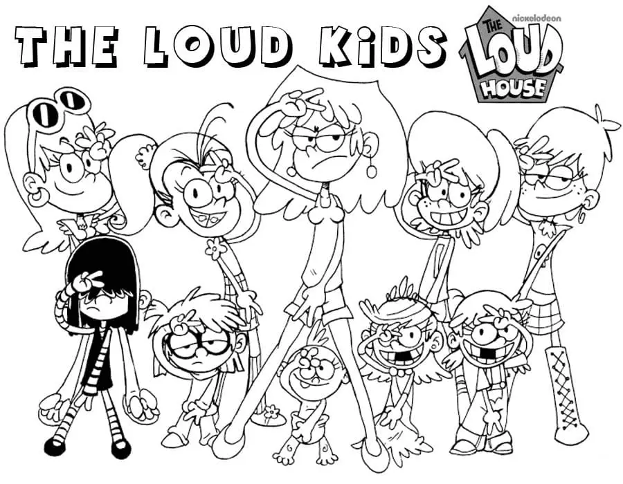 Desenhos de The Loud House Para Colorir 11